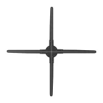 Hologram Advertising Holographische Led Holographic Advertisement Ce 3d Fan Display