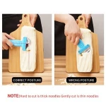 Home Use Mini Stainless Steel Kitchen Hand Push Dough Cutter Manual Noodle Knife