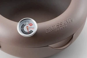 Home Use Reasonable Price Quality Cookware CR-5141 Croissan Tempura Pot with Thermometer
