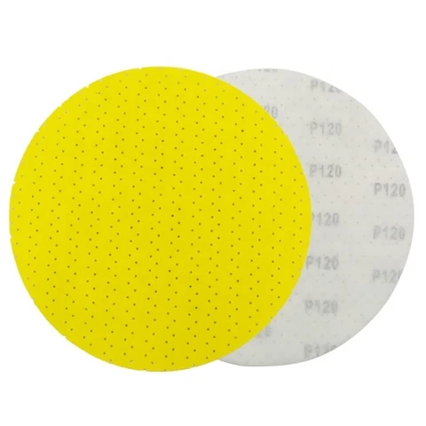 Hook-and-Loop Drywall Sanding Discs Perforated Diameter 225 mm Pack of 25, Multi-Coloured hole sanding disc