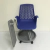 Hot Plastic Armchairs School node Chair with Casters of School Furniture Table and Chair