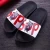 Import Hot PVC custom logo slippers slide sandal printing logo slippers from China
