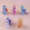 Hot Sale 110mm 16pcs Series Factory Custom Little Horse PVC 3D Plastic Cartoon Miniature