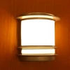 Hot Sale &amp; High Quality Modern Led Gray White Plastic Lens Curved Lighting Outdoor Wall Light Wall Sconce Lamp
