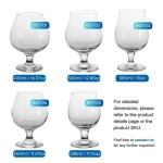 Hot Sale Custom Logo Tulip Beer Glasses with Flared Rim Tumblers Stemmed Classic Gifts Cups Mugs for Men