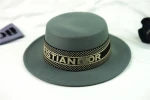 Hot sale customized fashion sombrero hat plus size multi-color felt fedora panama hat