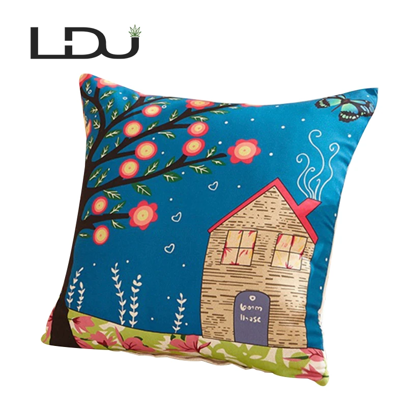 Hot Sale Customized Print Cushions Home Decor Pillow Sofa Gift in Living Room