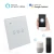 Import HOT sale EU standard smart wifi touch dimmer wall switch without neutral wire for intelligent life easy for intelligent life from China