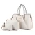 Import Hot sale fashion new leather handbag Three pieces of the lady bag set Lady combination bag from China