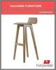 Hot Sale High Quality Modern Designs Wooden Bar chair HY-335