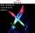 Import Hot sale Plastic Light 58cm Sword music colorful children toy blade flashing g-safe vocal toy knives for gift or playing toys from China