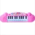 Import Hot Sale Preschool Toy 21 Keys Pink Blue Musical Instruments Kids Keyboards Music Electronic Piano Educational Learning Toy from China