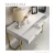 Import Hot Sale Simple Modern Bright Painting Stainless Bedroom White Black Dresser With Chair from China