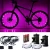 Import Hot sales bicycle accessories colorful waterproof LED Bike Wheel Lights with AA Batteries led bicycle Spokewheel string light from China
