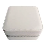 Hot sales PU leather jewelry box travel jewelry case leather gift box