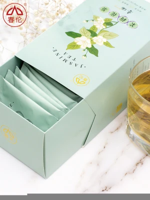 Hot sell support custom high quality organic jasmine green tea bag