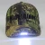 Import Hot selling led light cap and hat with custom embroidery logo fashion camouflage hunting cap hat from China