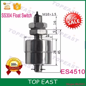 Hot water Stainless Steel float switch M10* 45mm hot selling ES4510