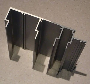 Hotsale 6063 t5 aluminum extruded curtain wall profiles