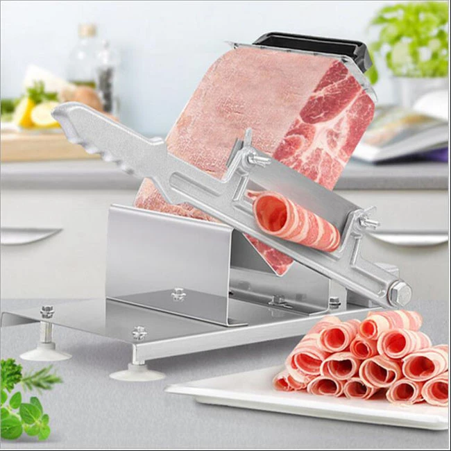Household manual meat slicer commercial beef and mutton roll slicer frozen meat planer