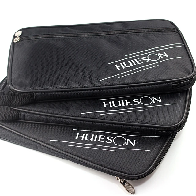 HUIESON Table tennis racket cover / bag table tennis set large capacity rectangular table tennis racket bag