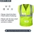 Import Hunting High Visibility Security Mesh Motorcycle Polyester Reflective Airport Safety Vest Class 2 safety vest from China