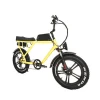 Hydraulic Fat Tire Bike Hub Drive Electric Bike Dual Motor 48V 500W Electric Bicycle 20inch Wheels