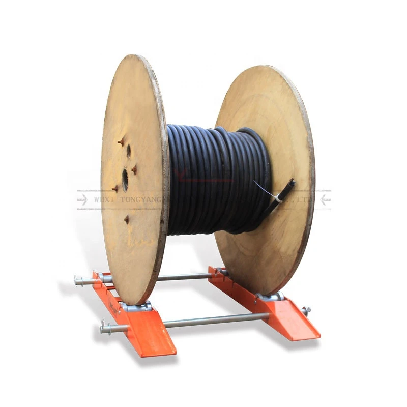 Buy Hydraulic Heavy Duty Cable Drum Reel Safety Stand Tyx-1 Series
