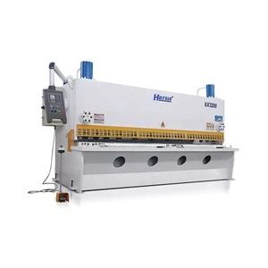 hydraulic sheet metal cutting machine With E21S guillotine used for sheet metal shearing machine QC11K 6x3200