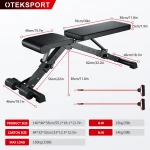 Indoor Dumbbell Weight Lifting Equipment Home Gym Sit Up Abdominal Bench Exercise Equipment