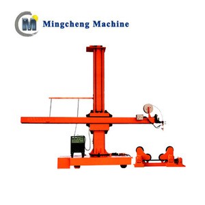 industrial automatic telescopic small cross pipe welding manipulator robot arm machine for Column Boom