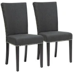 Industrial Mango wood Dining Chair with Canvas Cushion