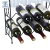 Import Iron Black Countertop Metal Wine Bottle Storage Holder Weinregal Wine Bottle Standing Holder Rack from China