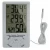 Import J&amp;R Wide Test Range Digital Indoor Outdoor Living Room Bathroom Household Humidity Thermometer Indicator Clock Thermometer from China