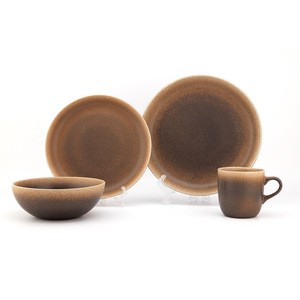 Japanese classical ceramic dinnerware set ceramic dinner plate bowl and cup ceramic dinner dinnerware