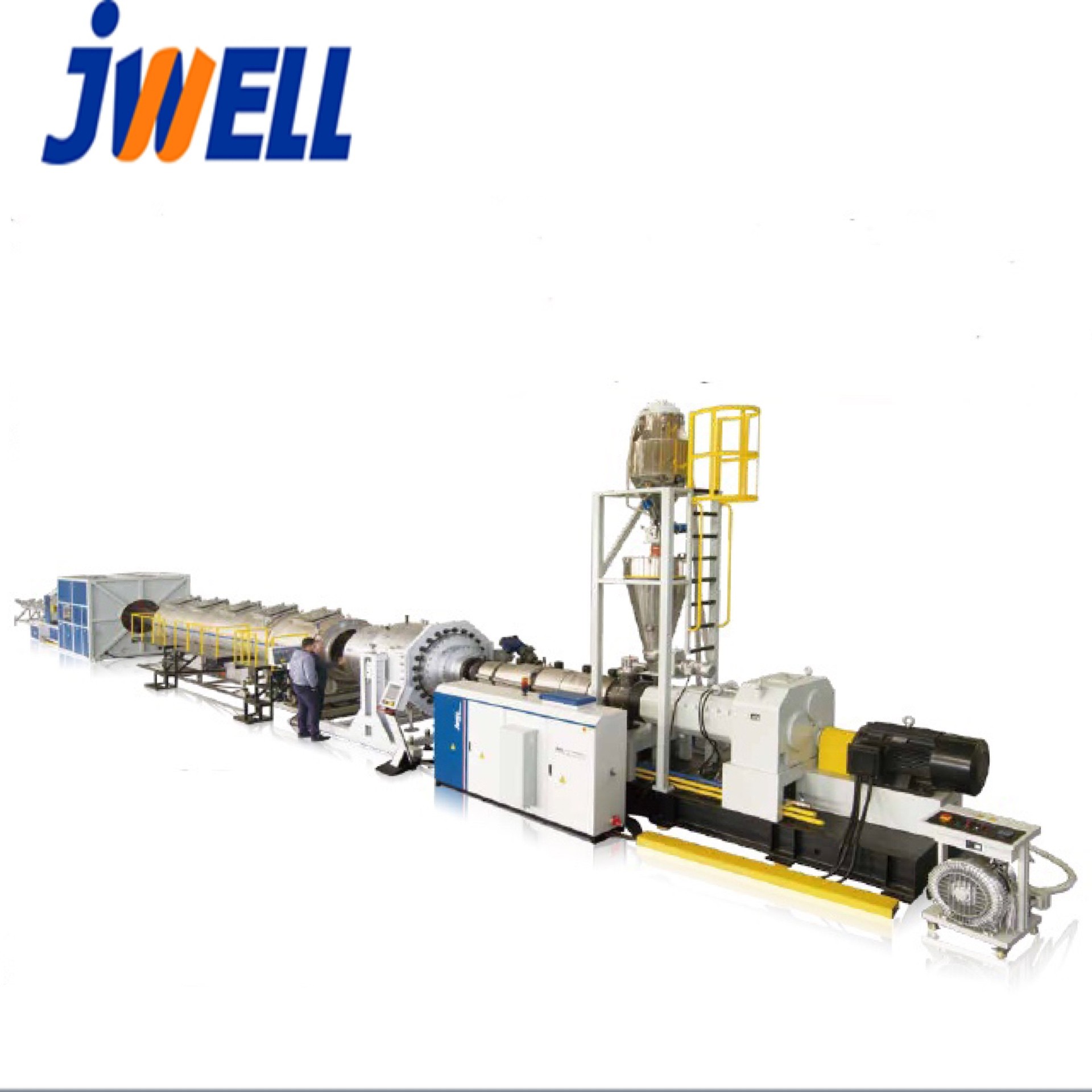JWELL high quality SJZ65/132 SJZ80/156 SJZ92/188 extruder UPVC CPVC pipe tube making machine