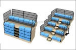 JY-750 manufacturer factory price telescopic seating retractable seating grandstand plastic seats gym bench