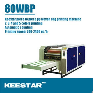 Keestar 80WBP automatic 2/3/4/5 color pp woven bag roll piece printer