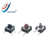 Kejian 6*6 series 6x6 tactile switch other terminal shape rubber tact switch