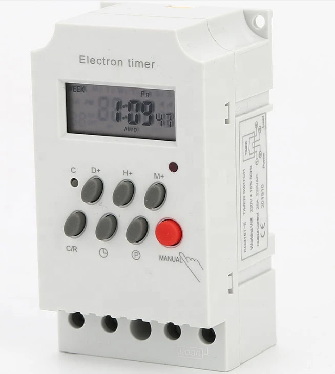 kG316T Ce Rohs Daily Weekly Programmable Second Digital Timer Switch 110