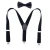 Import kids suspenders, child suspenders, boys girls bow tie and suspenders set posture support brace from China