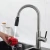 Import Kitchen Extendable Deck Mounting Faucet Mixer Tap Faucet Kitchen Fittings Sink Removable Brushed Magnetic Kitchen Tap Faucets from China