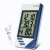 Import KT908 portable temperature and humidity alarm clock calendar desk hygrometer household Moisture Meter OEM support from China