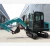 Import KW25 towable backhoe 2.5 ton mini excavator ripper from China