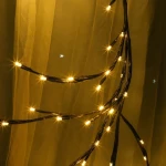 L Home Decor Artificial DIY LED Willow Vine Lights Warm White 144L Tree Branches light for Walls Bedroom Christmas