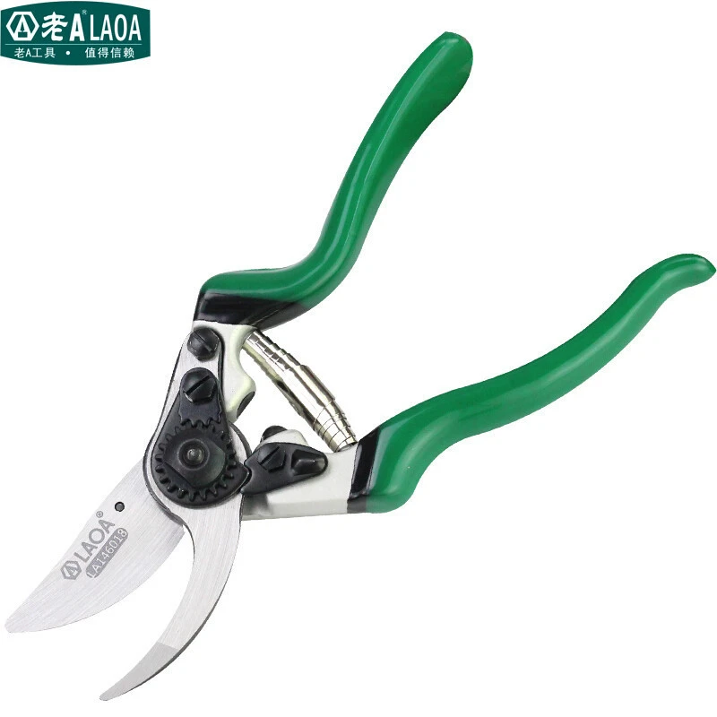 LAOA 8&quot; SK5 Material Bypass Ratchet Japanese style plant pruning shears