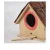 Large Hanging Breeding Big Cage Wooden Bird House with customized