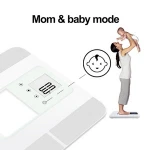 Large LCD display smart body fat scale analyzer digital body weight bathroom weighing scale BMI smart body fat scale