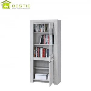 large tall modern white color wood mdf open bookshelves Lockers Easy Assemble Cabinet commercial furniture bookcase