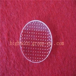 Laser perforated quartz plate